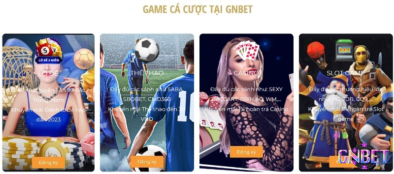 Tại Gnbet bạn có thể cá cược các giải đấu lớn như: Ngoại hạng Anh, World Cup,...