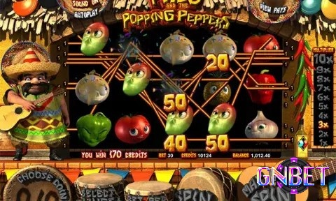 Đặt cược và quay slot với nút xoay lớn