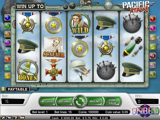 Đây là game slot có 5 cuộn và 15 hàng