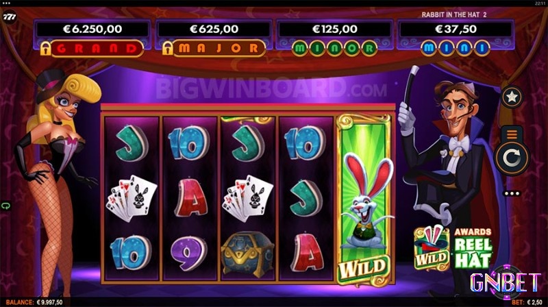 Cách chơi game slot Rabbit in the Hat rất đơn giản