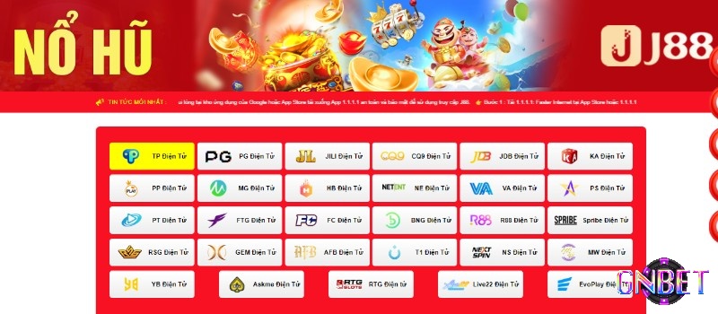 Sảnh game slot tại web cược cực kỳ sôi động
