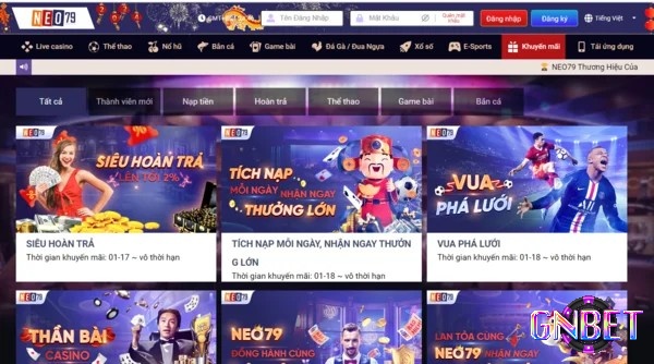 Đăng nhập Neo79 hướng dẫn cơ bản, nhanh chóng