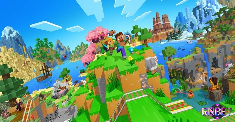 Minecraft giúp bạn và bạn bè tự do xây dựng, khám phá và sinh tồn trong thế giới mở đầy sáng tạo